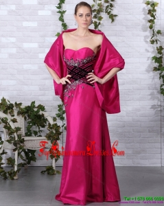 2015 Fashionable Sweetheart Floor Length Damas Dress with Beading