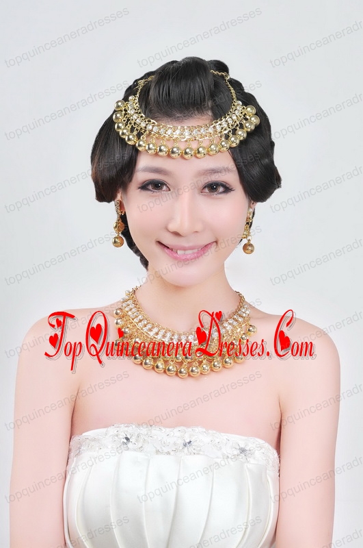 Gorgeous Vintage Style Alloy Plated Ladies Jewelry Sets Including Necklace And Earrings