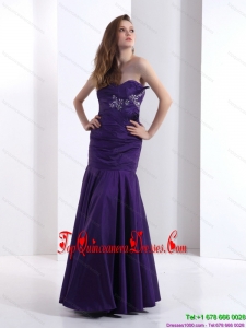 Fashionable 2015 Popular Damas Dresses with Beading and Ruching
