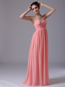 Dama Dresses for Quinces Ruching Watermelon Red Sweetheart