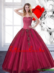 Sweetheart Affordable 15 Quinceanera Dresses with Beading and Appliques