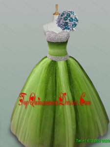2016 Fall Elegant Quinceanera Dresses with Spaghetti Straps