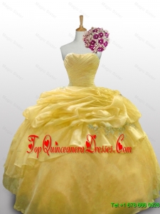 2016 Fall Elegant Ball Gown Quinceanera Dresses with Appliques Layers