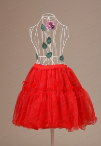 Mini-length Hot Selling 2013 Red Petticoat