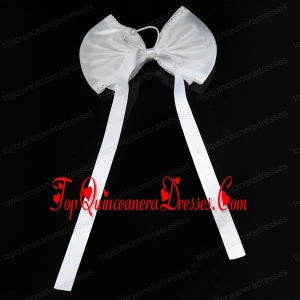 The Butterfly Tire White Sash Bowknot for Outdoor