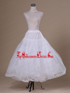 White Hot Selling Tulle Ankle-length Petticoat