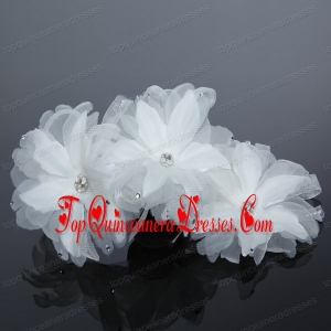 White Tulle 2014 Summer Fascinators with Beading