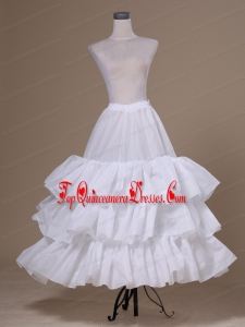 White Tulle Ball Gown Floor-length Petticoat