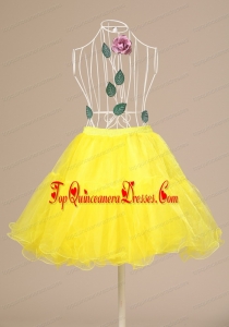Yellow Hot Selling Mini-length Petticoat