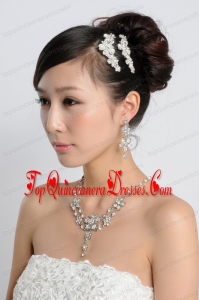 Beautiful Alloy Rhinestones Ladies Jewelry Sets