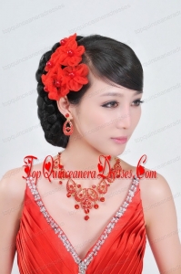 Beautiful Alloy With Rhinestone Ladies Jewelry Sets