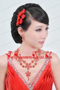 Fashional Alloy With Rhinestone Ladies Jewelry Sets