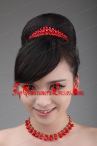 Gorgeous Alloy With Imitation Pearl Ladies Jewelry Sets