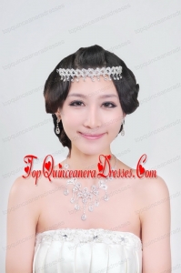 Magnificent Alloy With Rhinestone Ladies Jewelry Sets
