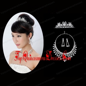 Elegant Alloy With Rhinestone Ladies Jewelry Sets