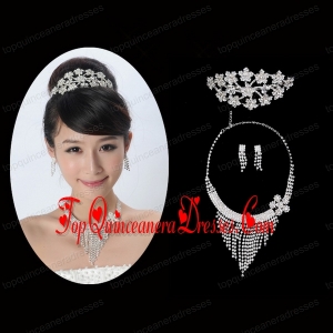 Gorgeous Alloy With Rhinestone Ladies Jewelry Sets