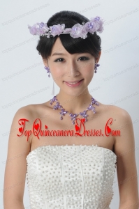 Alloy With Imitation Pearl Ladies Jewelry Sets