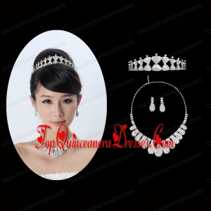 Charming Alloy With Rhinestone Jewelry Sets
