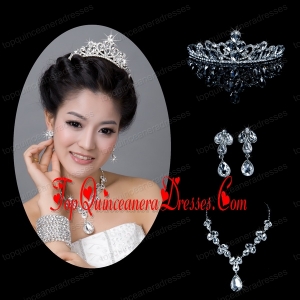 Dreamlike Alloy With Rhinestone Pearl Ladies Jewelry Sets