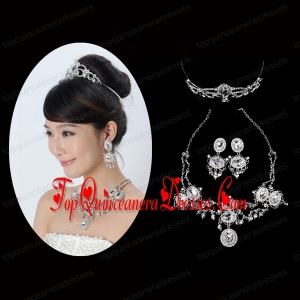 Elegant Alloy With Rhinestone Ladies Jewelry Sets