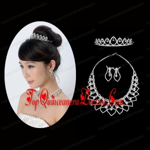 Gorgeous Alloy With Rhinestone Ladies Jewelry Sets
