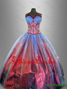 Perfect Sweetheart Quinceanera Gowns with Beading and Ruffles