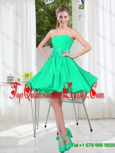 A Line Sweetheart Belt Dama Dresses for Party