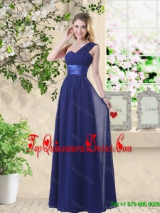 Discount Sweetheart Floor Length Dama Dresses with Sash