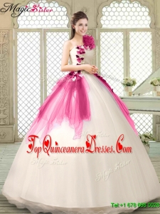 Classical Multi Color Quinceanera Gowns with Appliques and Ruffles