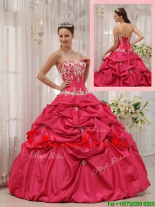 New Style Ball Gown Sweetheart Appliques Quinceanera Dresses