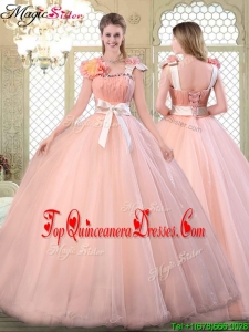 Beautiful Asymmetrical Quinceanera Dresses with Bowknot