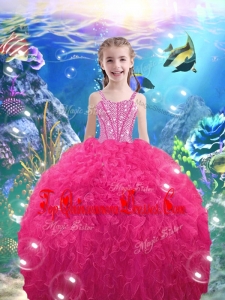 Pretty Straps Beading 2016 New Arrival Kid Pageant Dresses