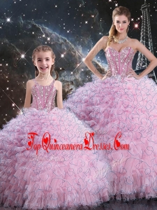 2016 Beautiful Princesita With Quinceanera Dresses with Beading and Ruffles