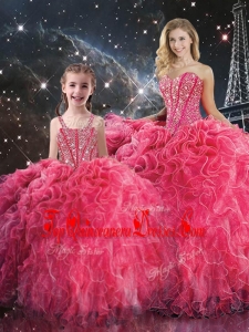 2016 Pretty Ball Gown Sweetheart Princesita With Quinceanera Dresses with Beading