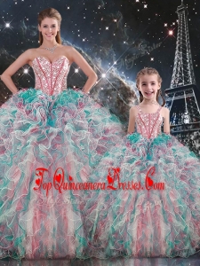 Fashionable Ball Gown Princesita With Quinceanera Dresses with Beading and Ruffles