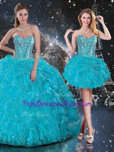 2016 Hot Sale Pretty Quinceanera Dresses with Beading and Ruffles