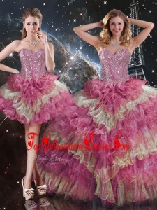 Gorgeous Ball Gown Sweetheart Detachable Quinceanera Skirts for Fall