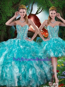 Hot Sale Sweetheart Pretty Quinceanera Dresses with Beading for Summer