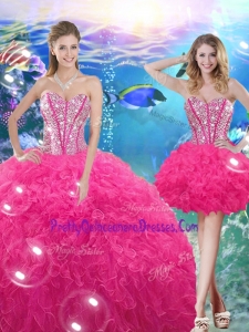 Pretty Detachable Quinceanera Dresses with Beading