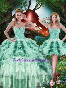 Pretty Quinceanera Dresses with Beading and Ruffles