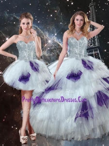 Pretty Quinceanera Dresses with Ruffled Layers for 2016