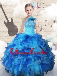 Elegant Beading and Ruffles Mini Quinceanera Dresses in Multi Color