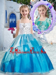 Beautiful Ball Gown New Arrival Kid Pageant Dresses with Beading and Ruffles