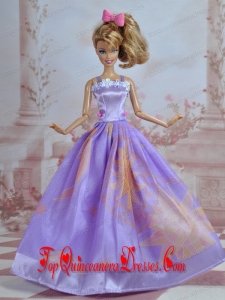 Pretty Handmade Princess Dress For Barbie Doll