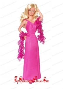 Satin Hot Pink Made to Fit the Barbie Doll