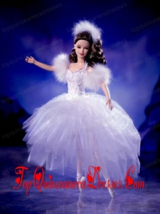 Tulle Beading Ball Gown Barbie Doll Dress