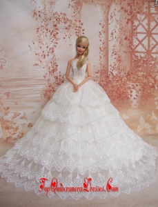 Exquisiste Wedding Dress To Barbie Doll Dress With Lace
