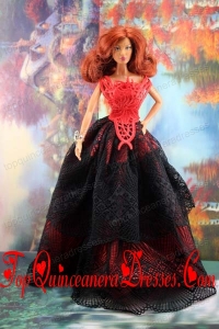 Exquisite Handmade Barbie Party Dress For Barbie Doll