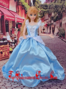 Cute Baby Blue Beading Made to Fit the Barbie Doll