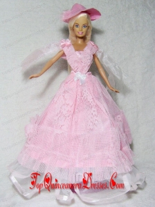 Pretty Pink Princess Dress Made to Fit the Barbie Doll